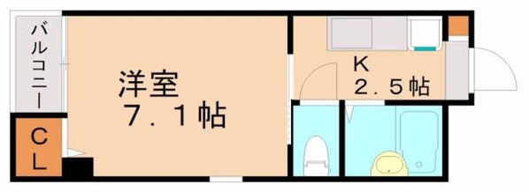 折尾駅 徒歩3分 3階の物件間取画像